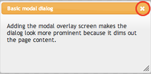 Basic Modal Dialog